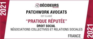 Patchwork Avocats - classement Decideurs