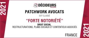 Patchwork Avocats - decideurs 2021